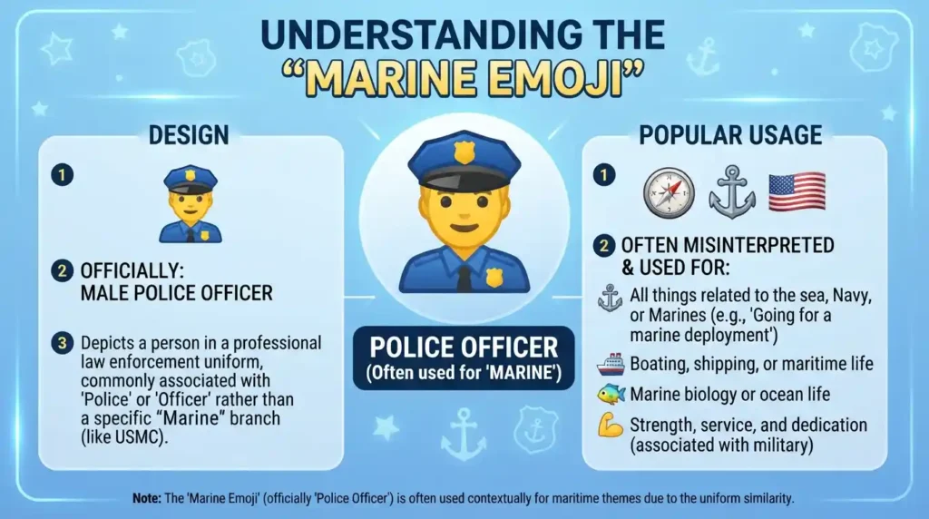 What Does the Marine Emoji Mean?