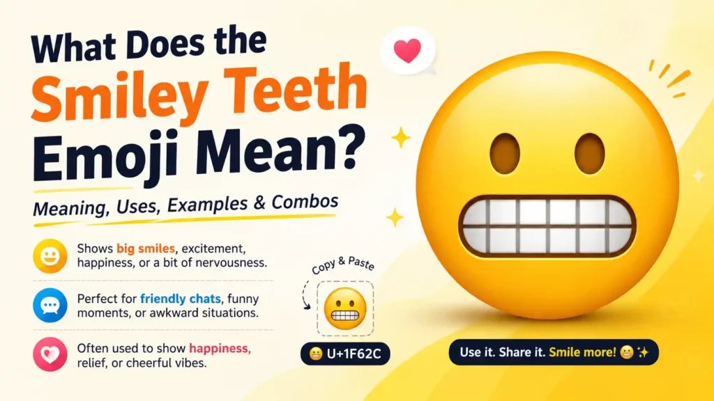 What Does the Smiley Teeth Emoji Mean?