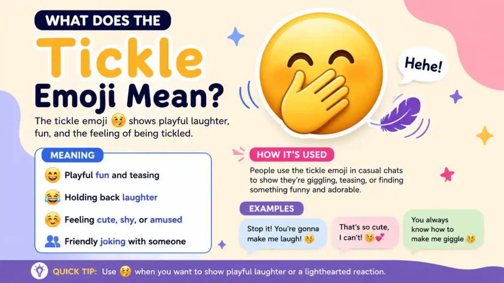 What Does the Tickle Emoji Mean?