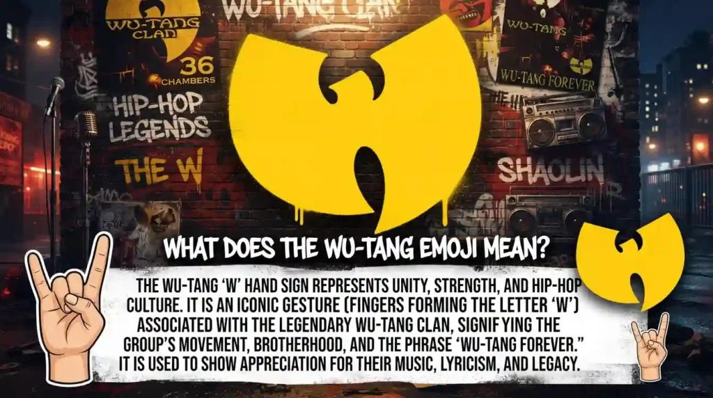 What Does Wu Tang Emoji Mean?