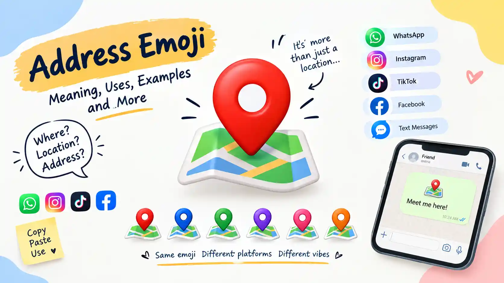 Address emoji