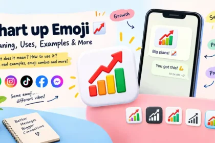 Chart up emoji