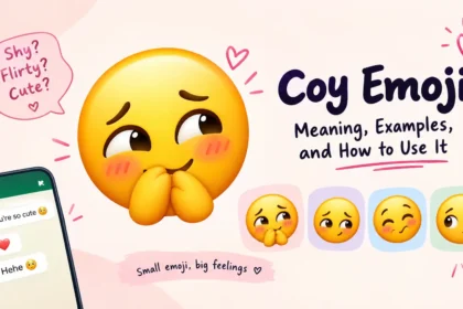 Coy emoji