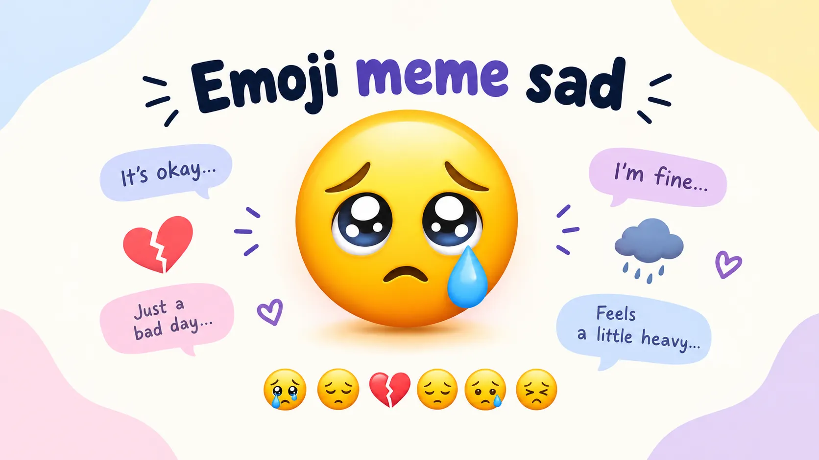 Emoji meme sad