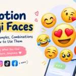Emotion emoji faces