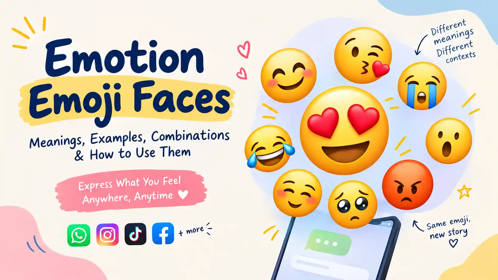 Emotion emoji faces