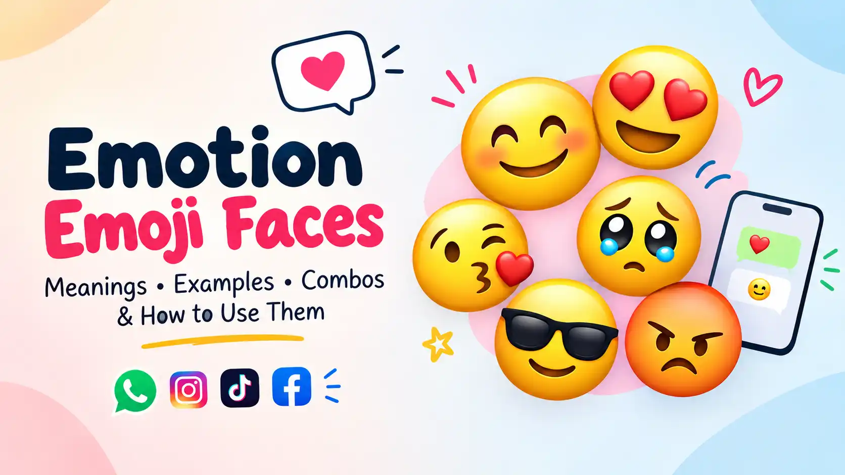 Emotion emoji faces