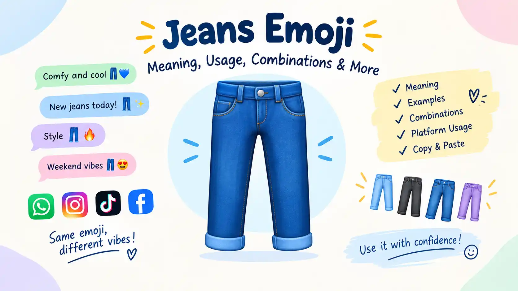 Jeans emoji