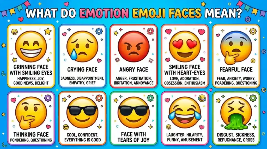What Do Emotion Emoji Faces Mean?