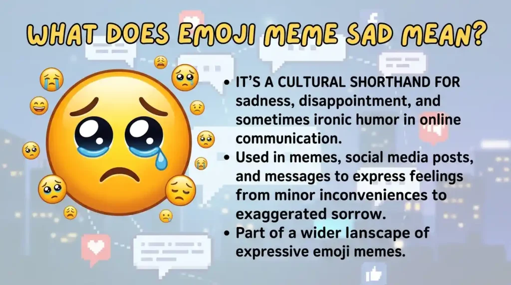What Does Emoji Meme Sad Mean?