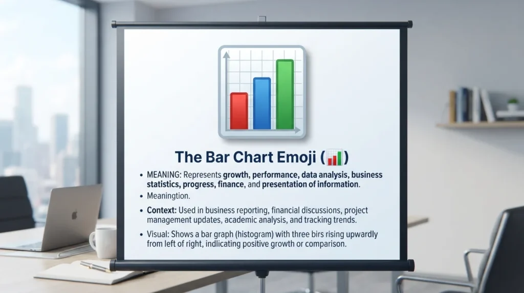 What Does the Bar Chart Emoji Mean?
