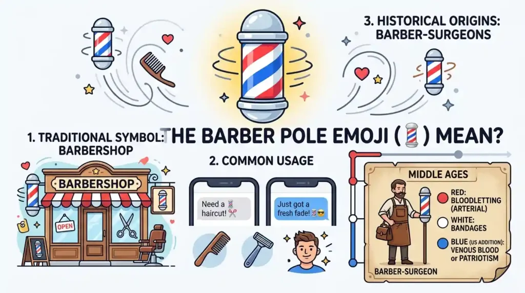 What Does the Barber Emoji  Mean?