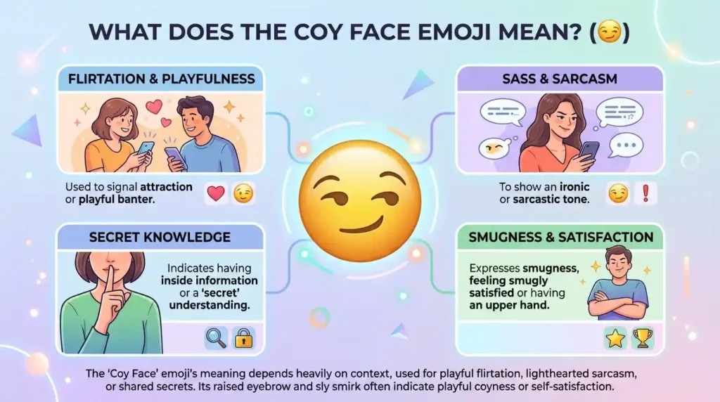 What Does the Coy Emoji Mean?