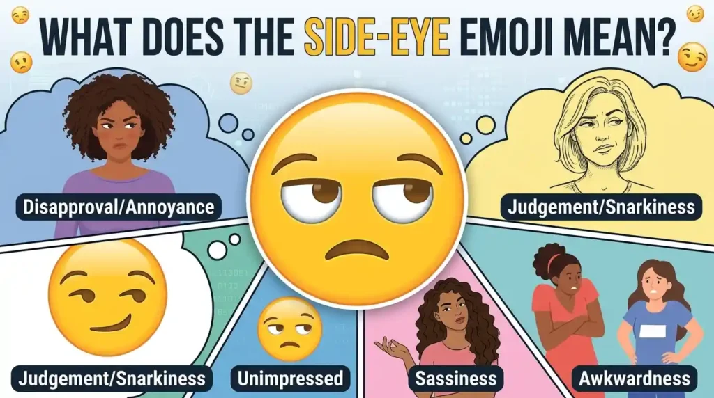 What Does the Sideeye Emoji Mean?